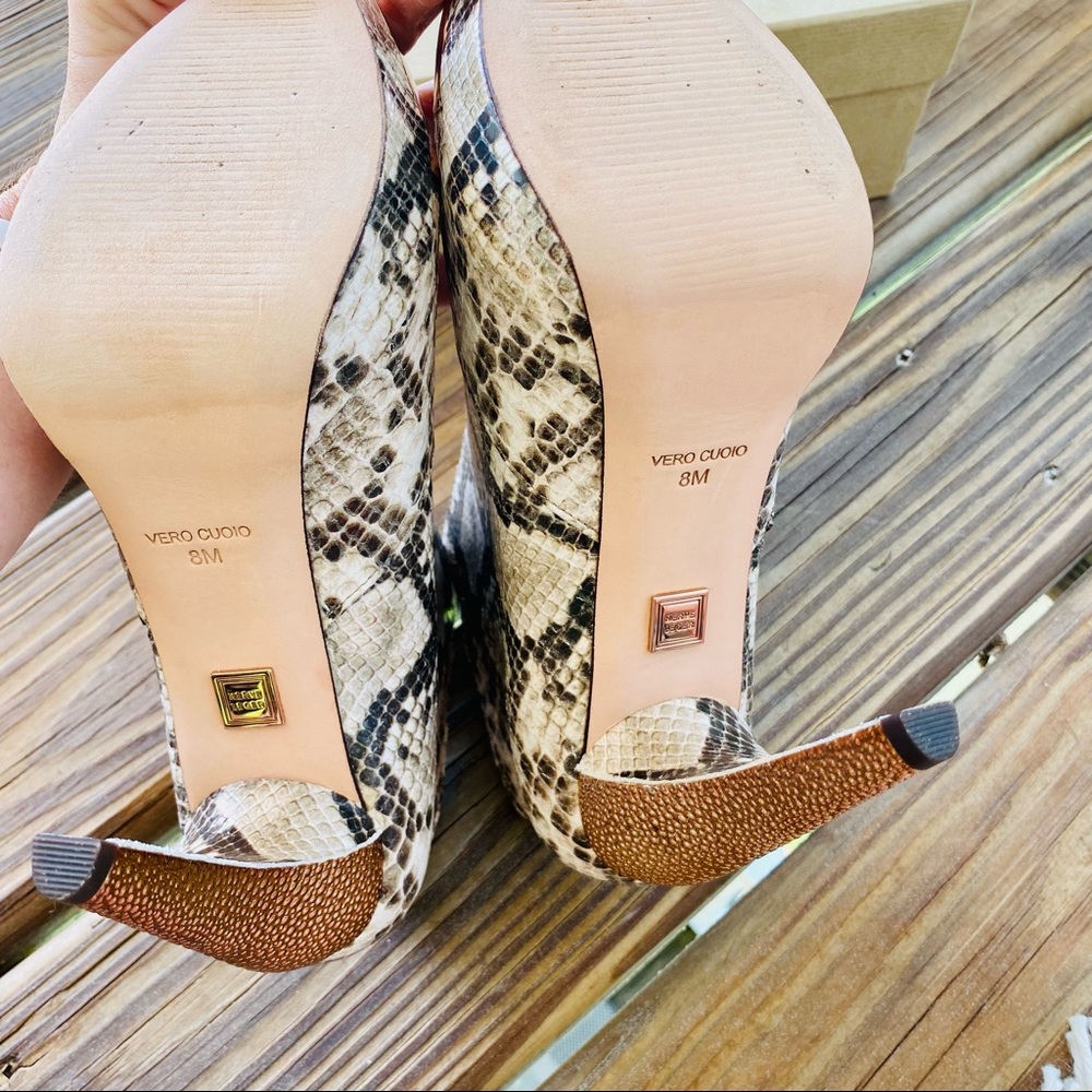 Herve Leger Mercer Booties Anaconda Print sz 8 EUC - Picture 12 of 16
